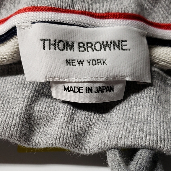 Thom Browne Classic Drawstring Cotton Sweatshorts - Picture 6 of 7